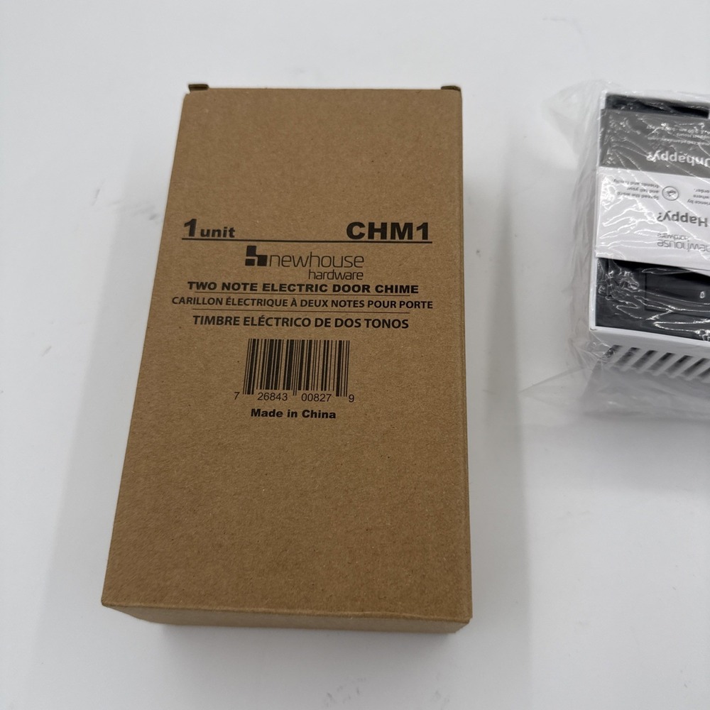 Newhouse Hardware Two Note Mechanical Door Bell MCH1 Chime Button New In Box - Picture 5 of 5